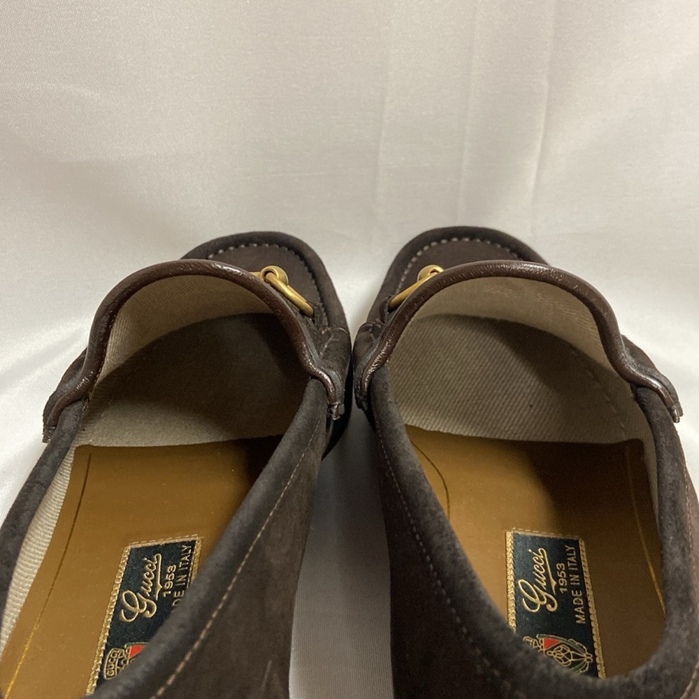 Gucci Men’s Horsebit 1953 Loafer Dark Brown Size 8 UK 9 US - Picture 8 of 10